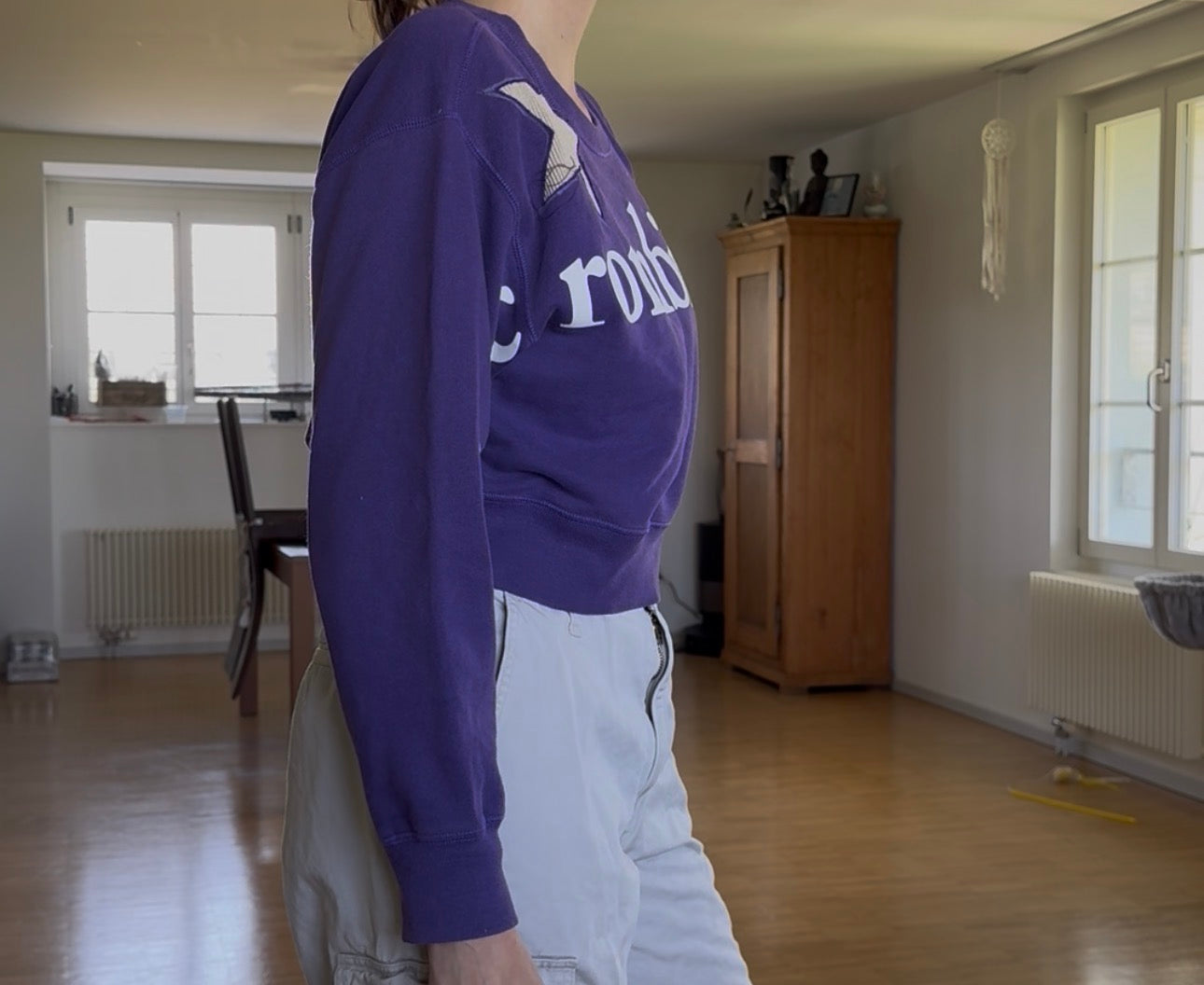 Purple Reworked Sweater