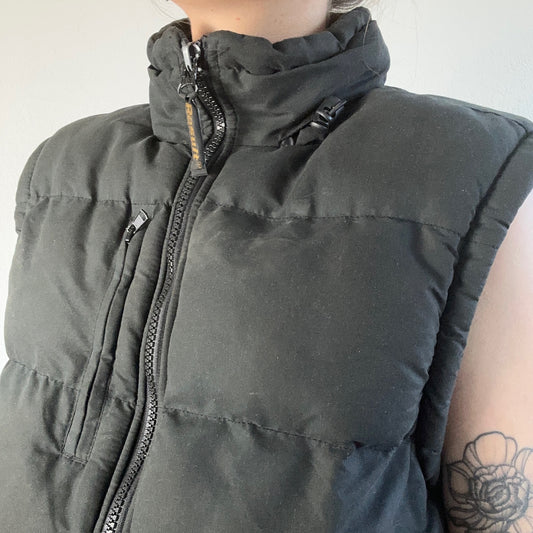 Black Puffer Vest