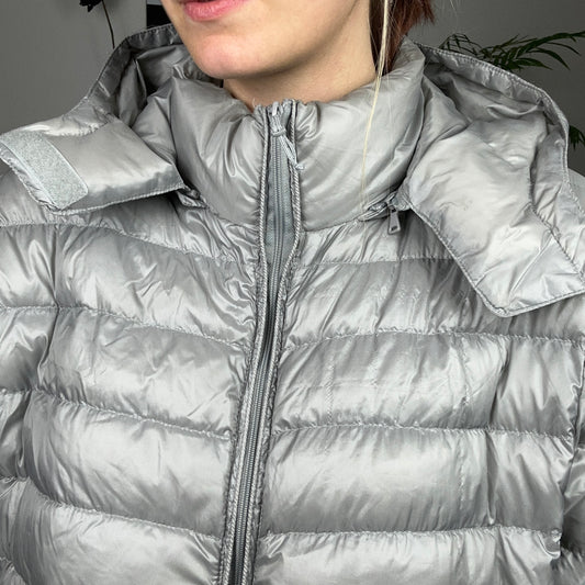 Silver/Gray Puffer Jacket