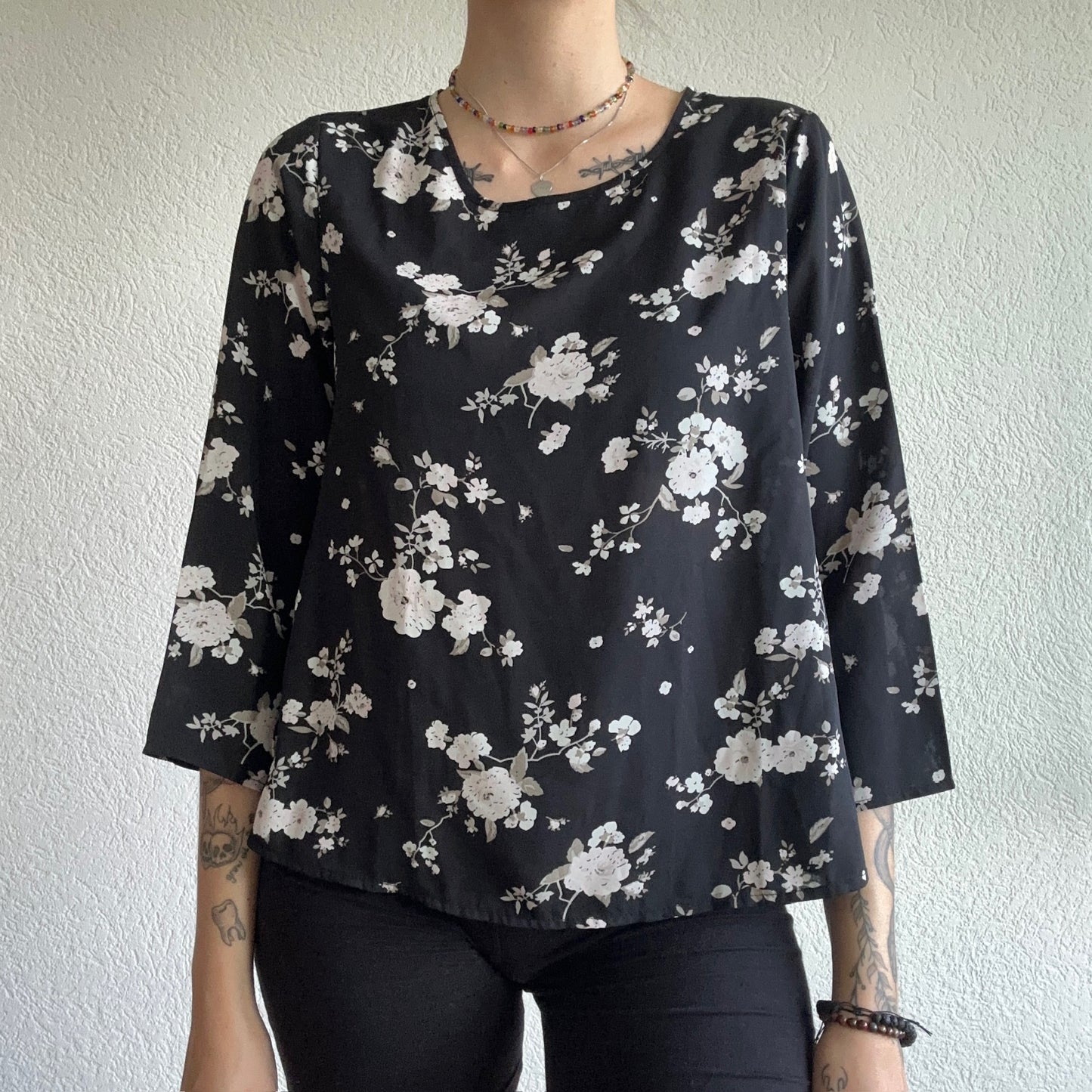 Schwarze Bluse