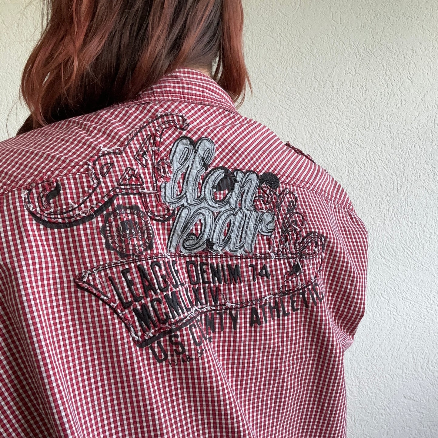 Vintage Red Blouse