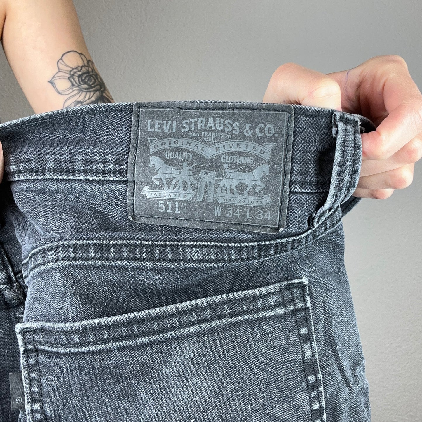 Schwarze Levis Shorts | Bern