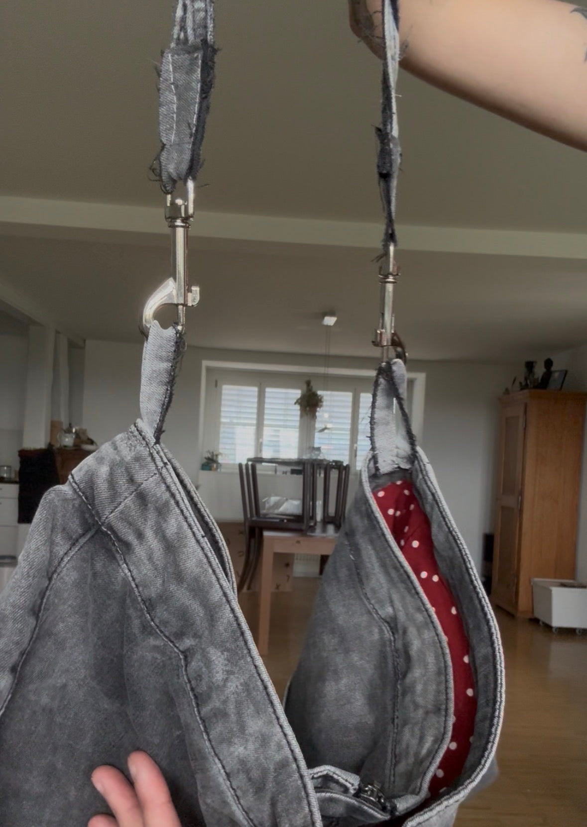 Reworked Denim Tote Bag