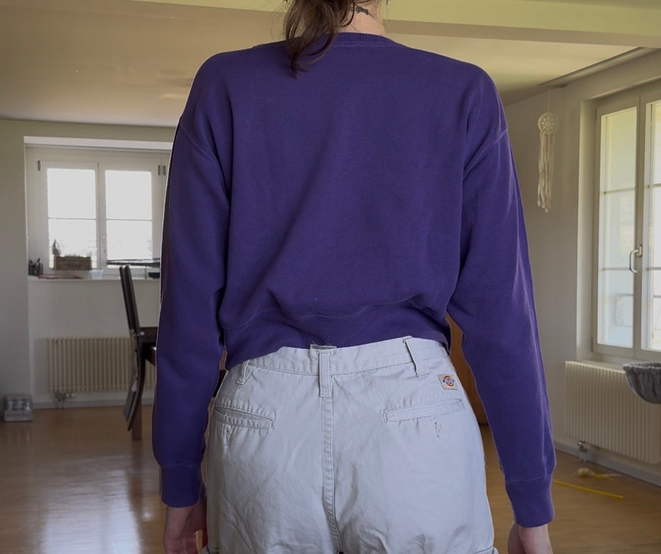 Purple Reworked Sweater