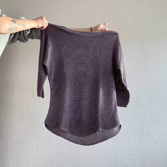 Gray 3/4 Glittery Longsleeve | Bern