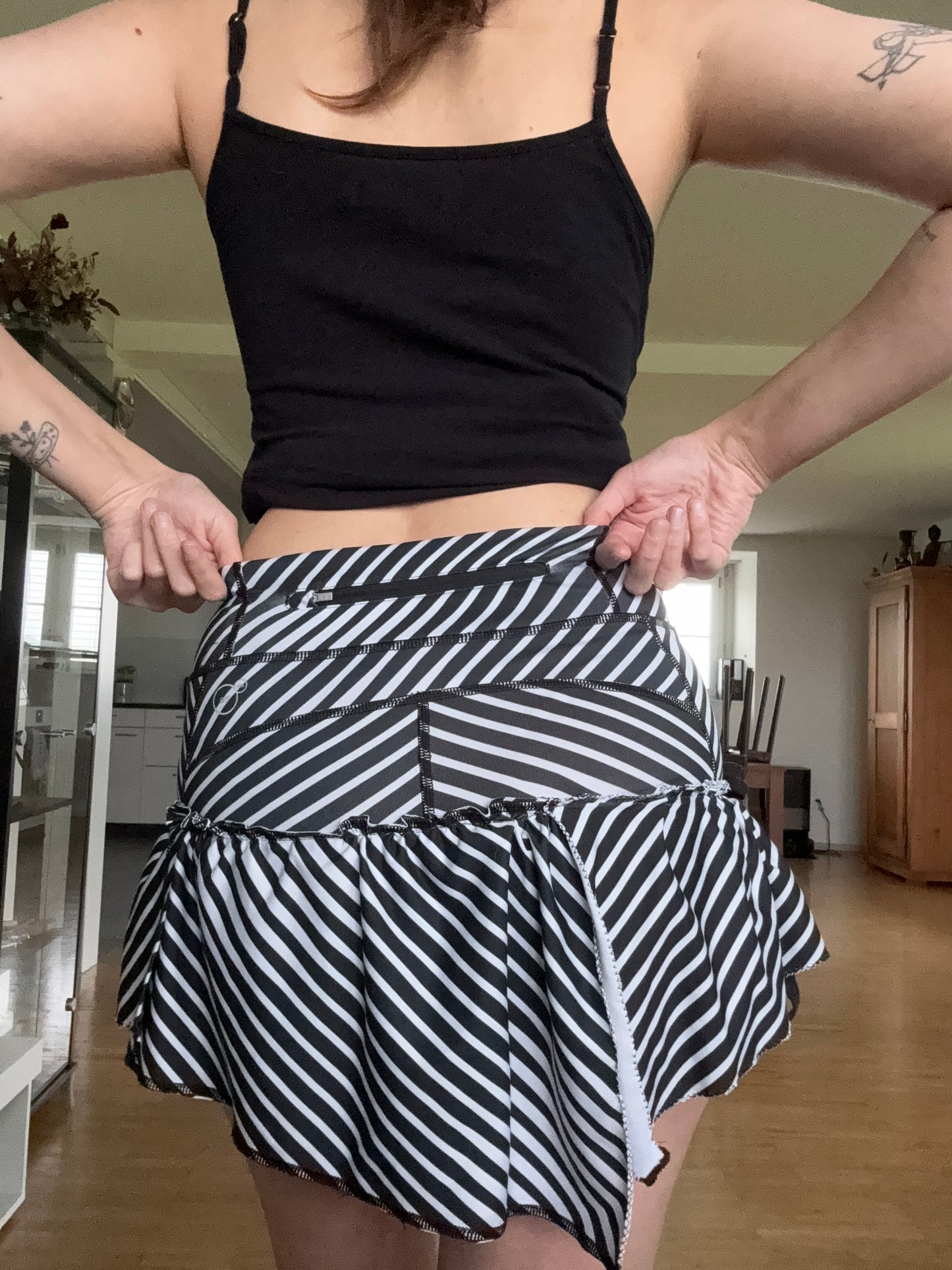 Handmade Upcycled Puma Skort - Size S