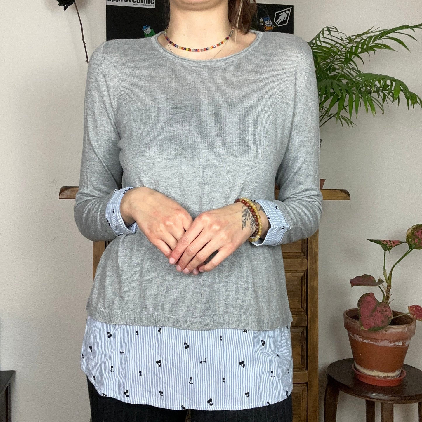 Gray Knit Longsleeve