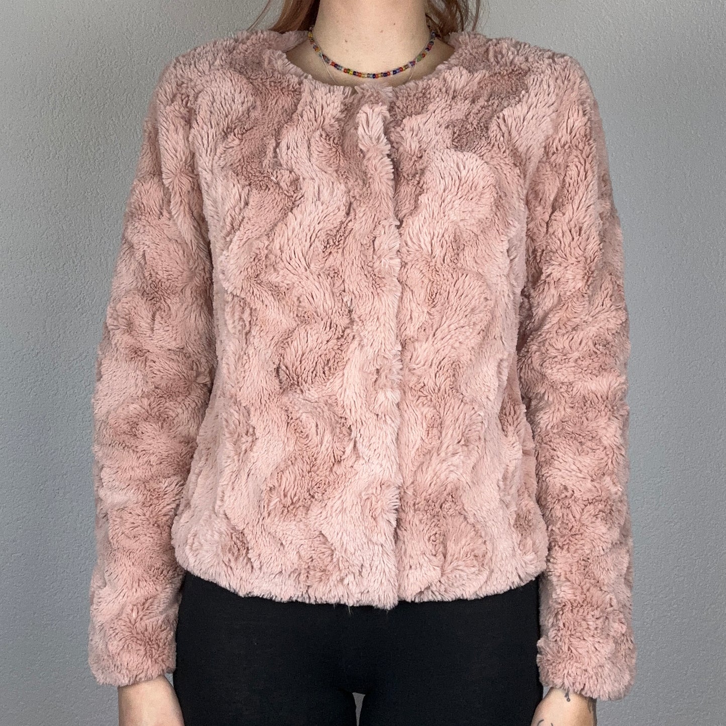 Veste rose duveteuse | Berne