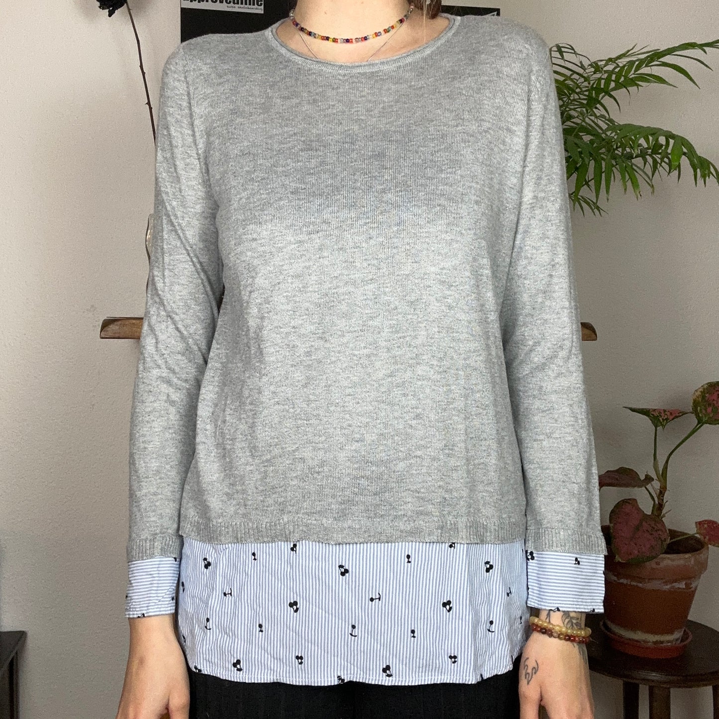 Gray Knit Longsleeve