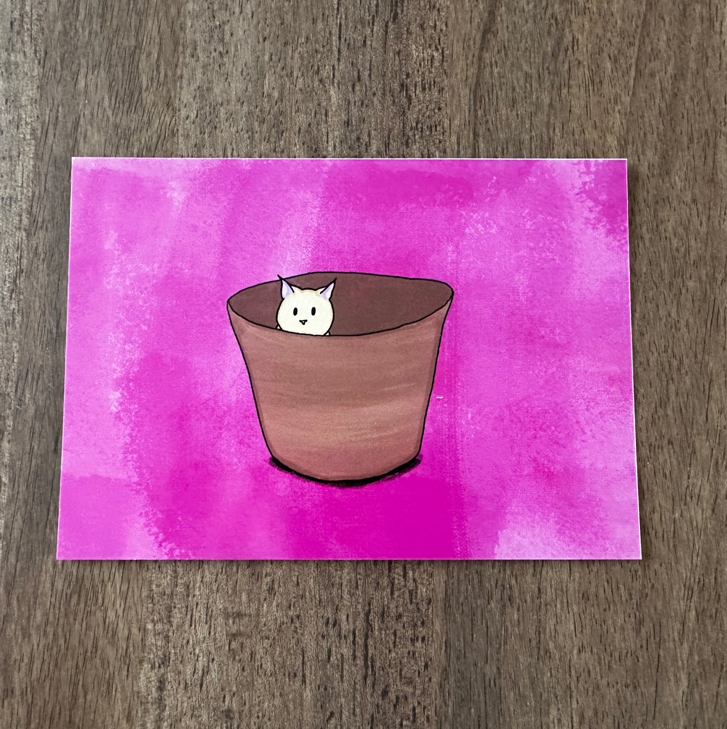 „Biscuit in a Basket“ | Illustrated Postcard