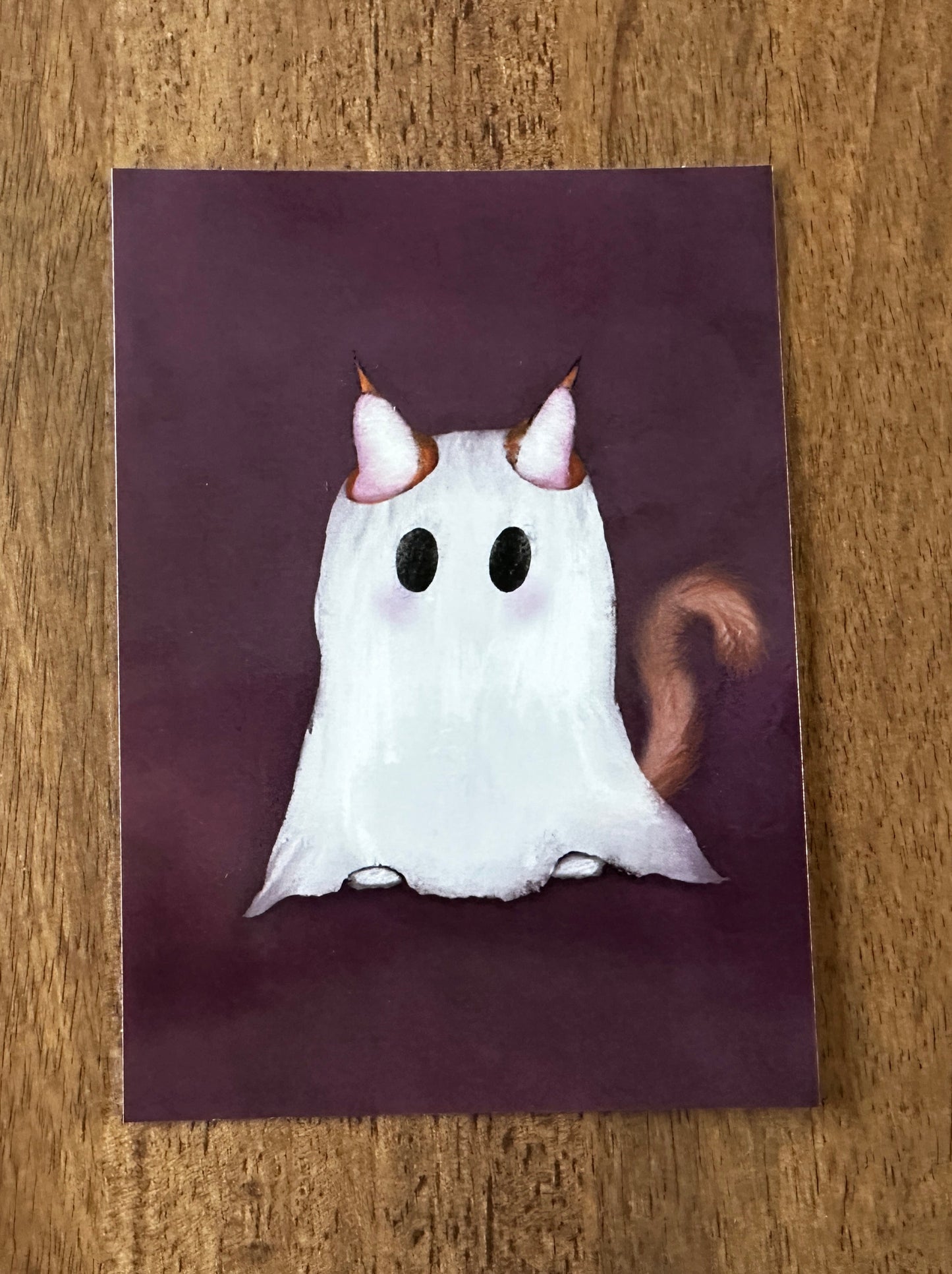 „Little Ghost Phia“ | Illustrated Postcard