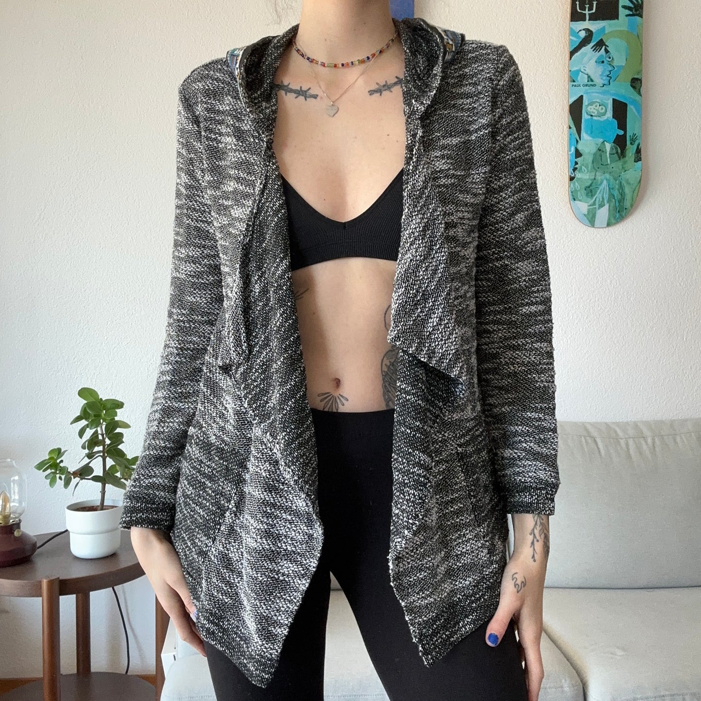 Gray Cardigan