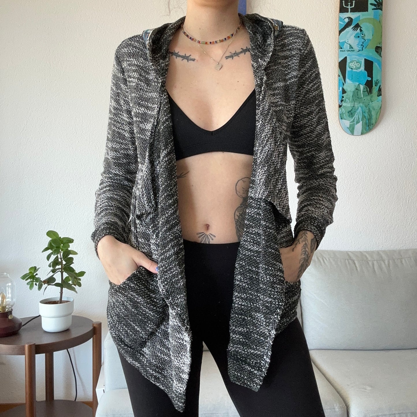 Gray Cardigan