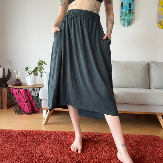 Gray/Darkgreen Skirt