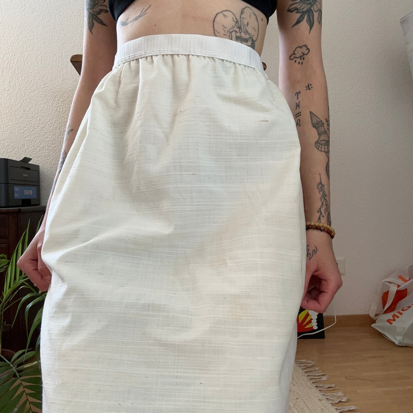 Vintage White Skirt | Bern