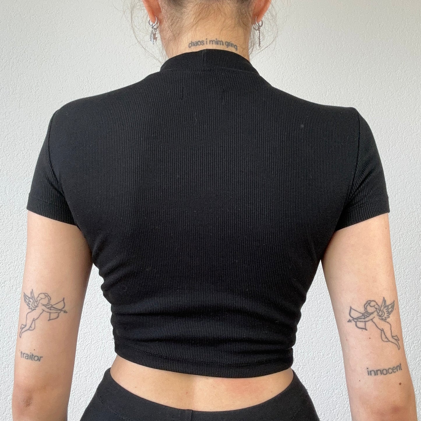 Black cropped Shirt | Neuenegg