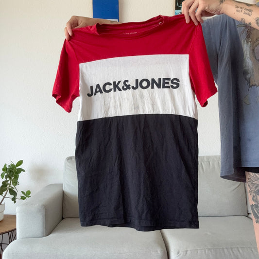 Rot, Blau-Weißes Jack & Jones Shirt