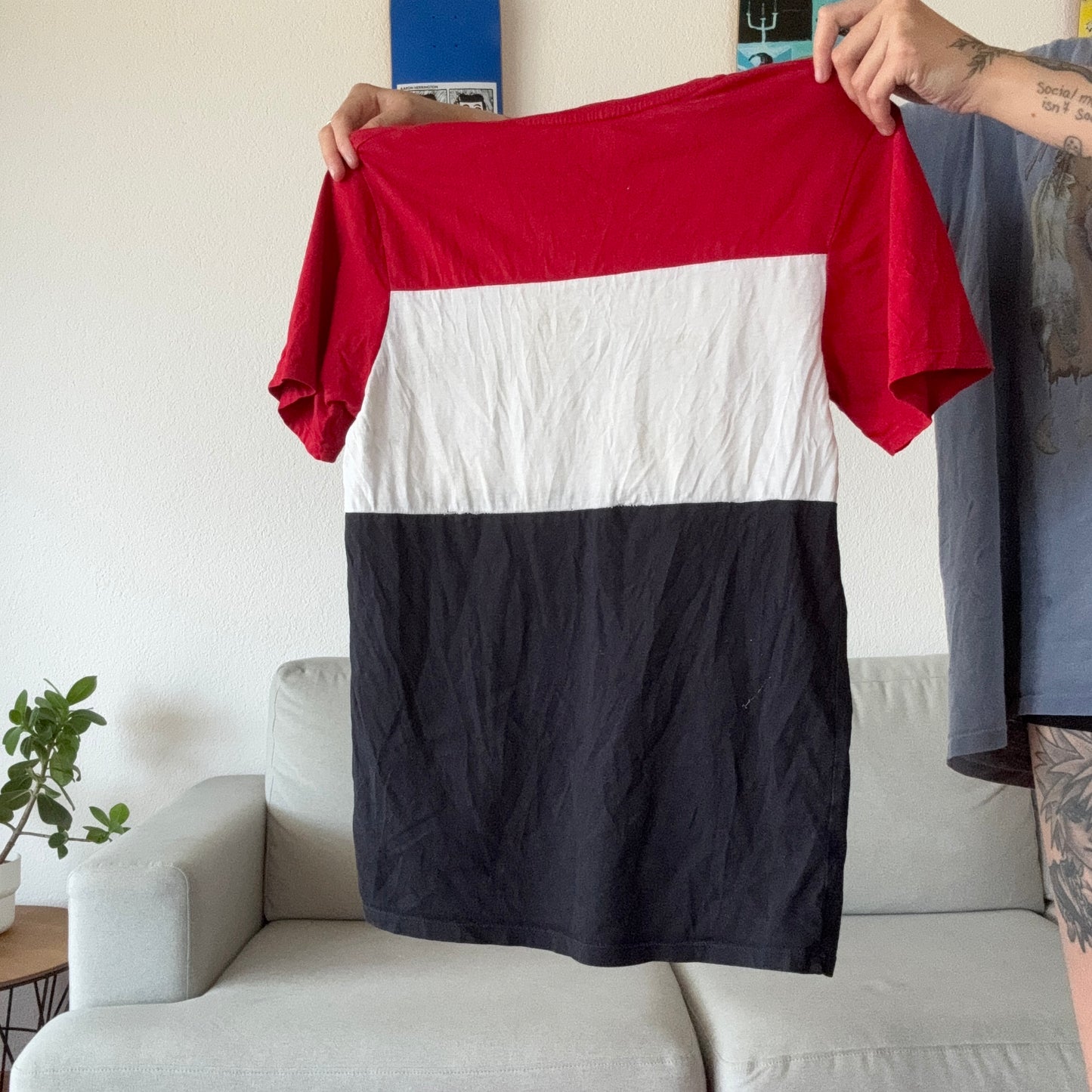 Red, Blue and White Jack & Jones Shirt | Bern