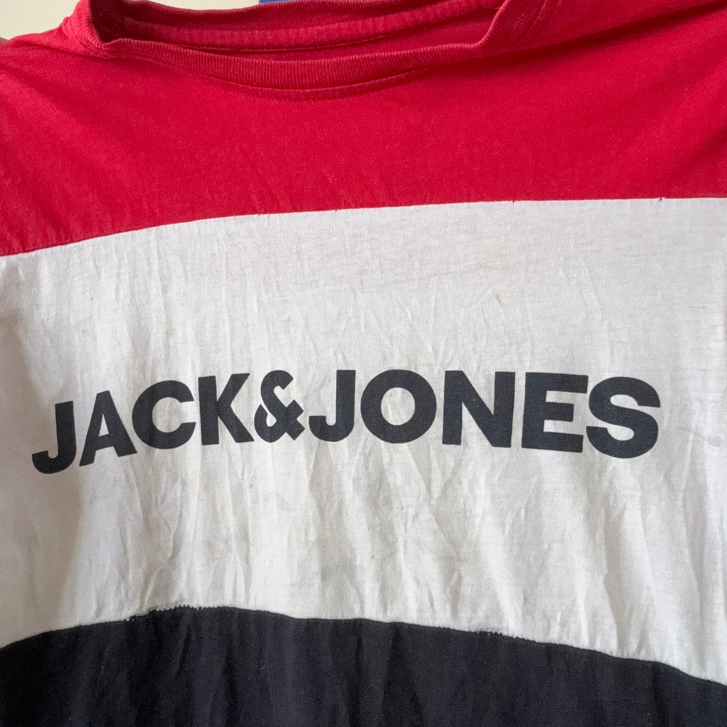 Red, Blue and White Jack & Jones Shirt | Bern