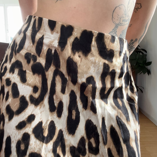 Brown Skirt with Leopard Pattern | Bern