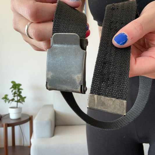 Schwarzer Vintage Gürtel