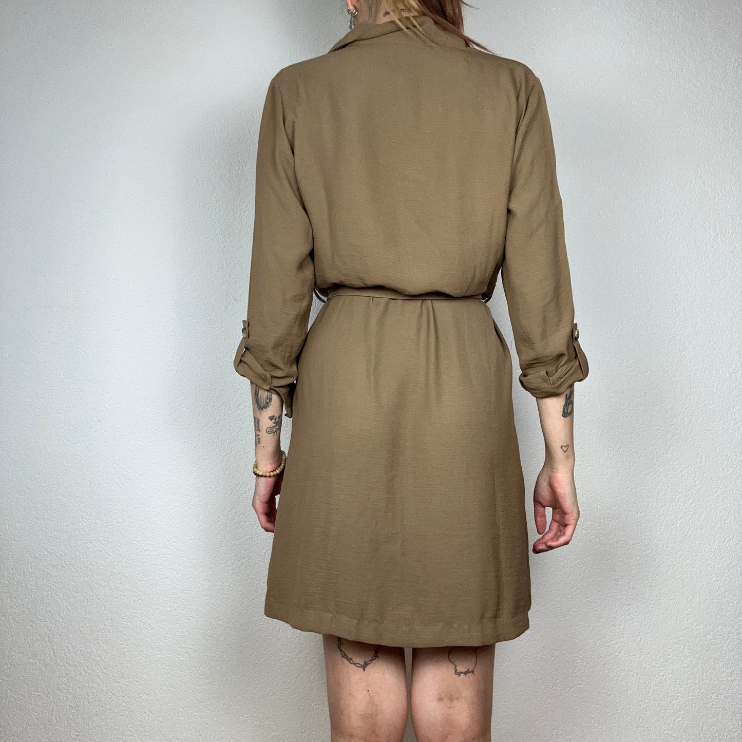 Robe mi-longue marron | Bern