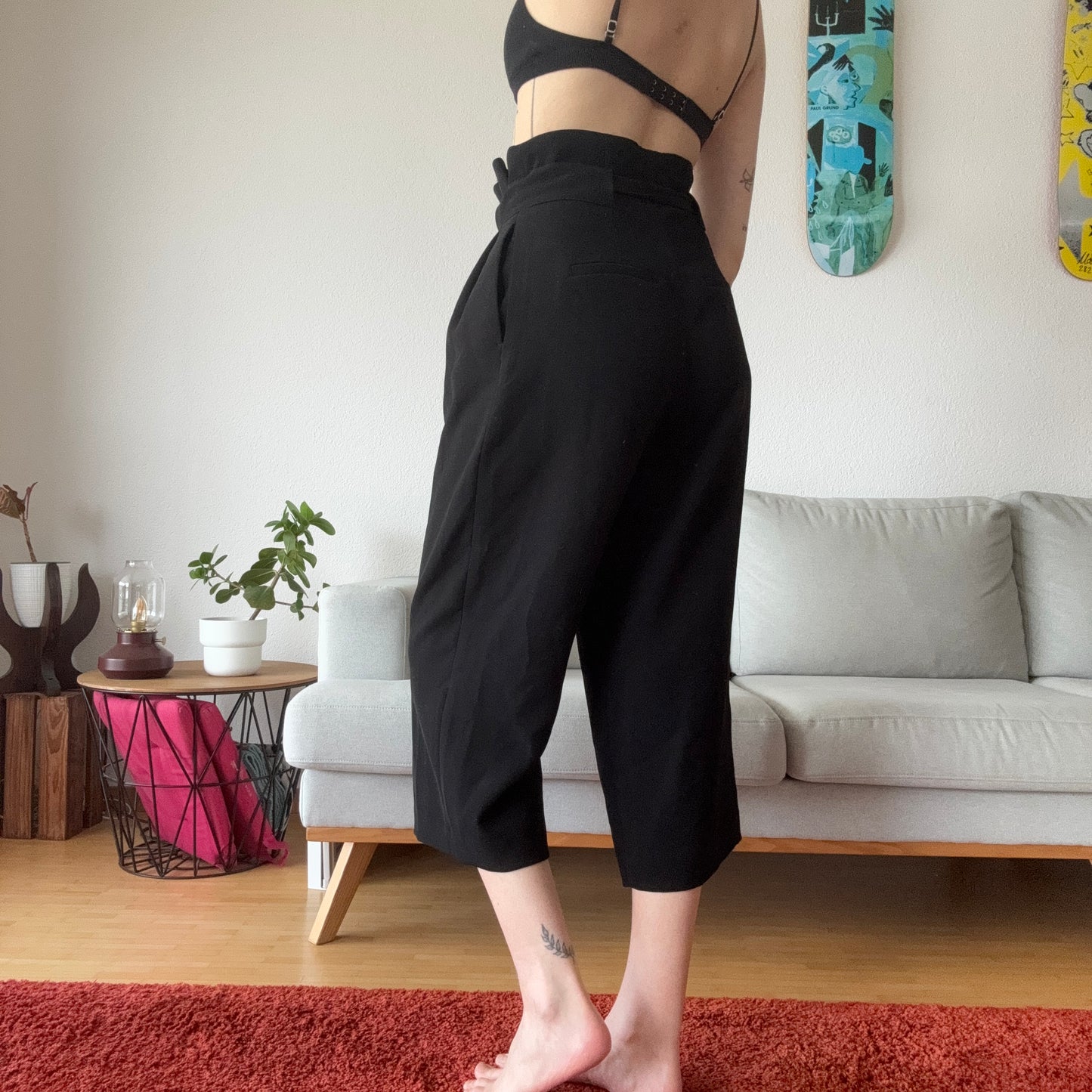 Black 3/4 Pants | Bern