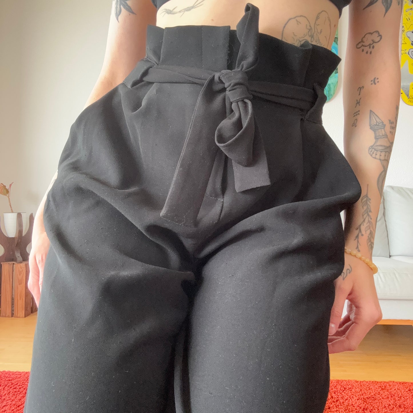 Black 3/4 Pants | Bern