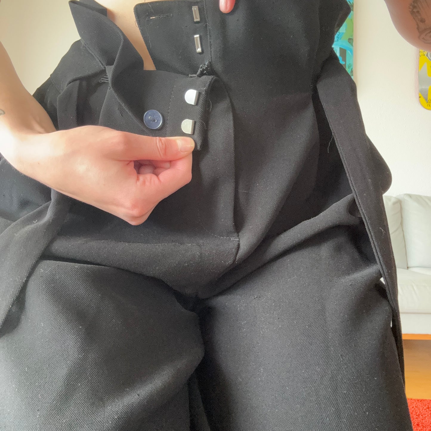 Black 3/4 Pants | Bern