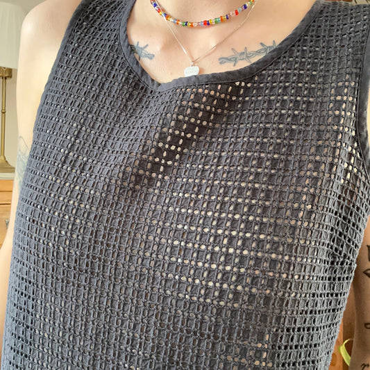 Black Top with cute Pattern | Bern