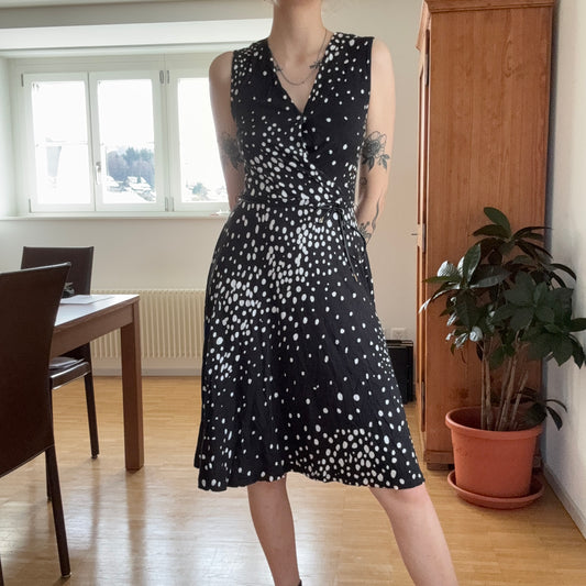 Black Dress with white Dots | Bern