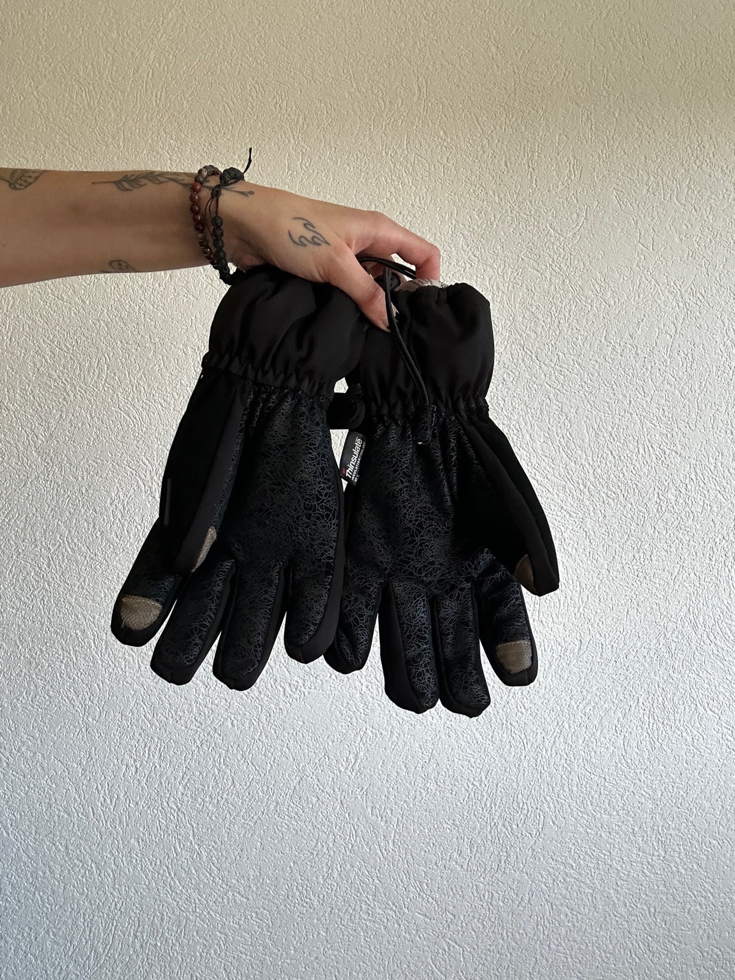 Black Ski Gloves