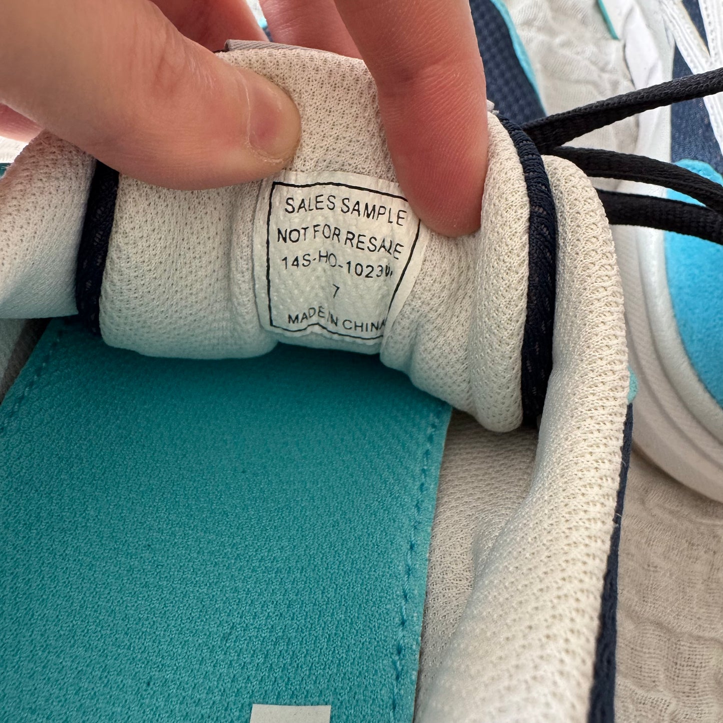 Chaussures bleues