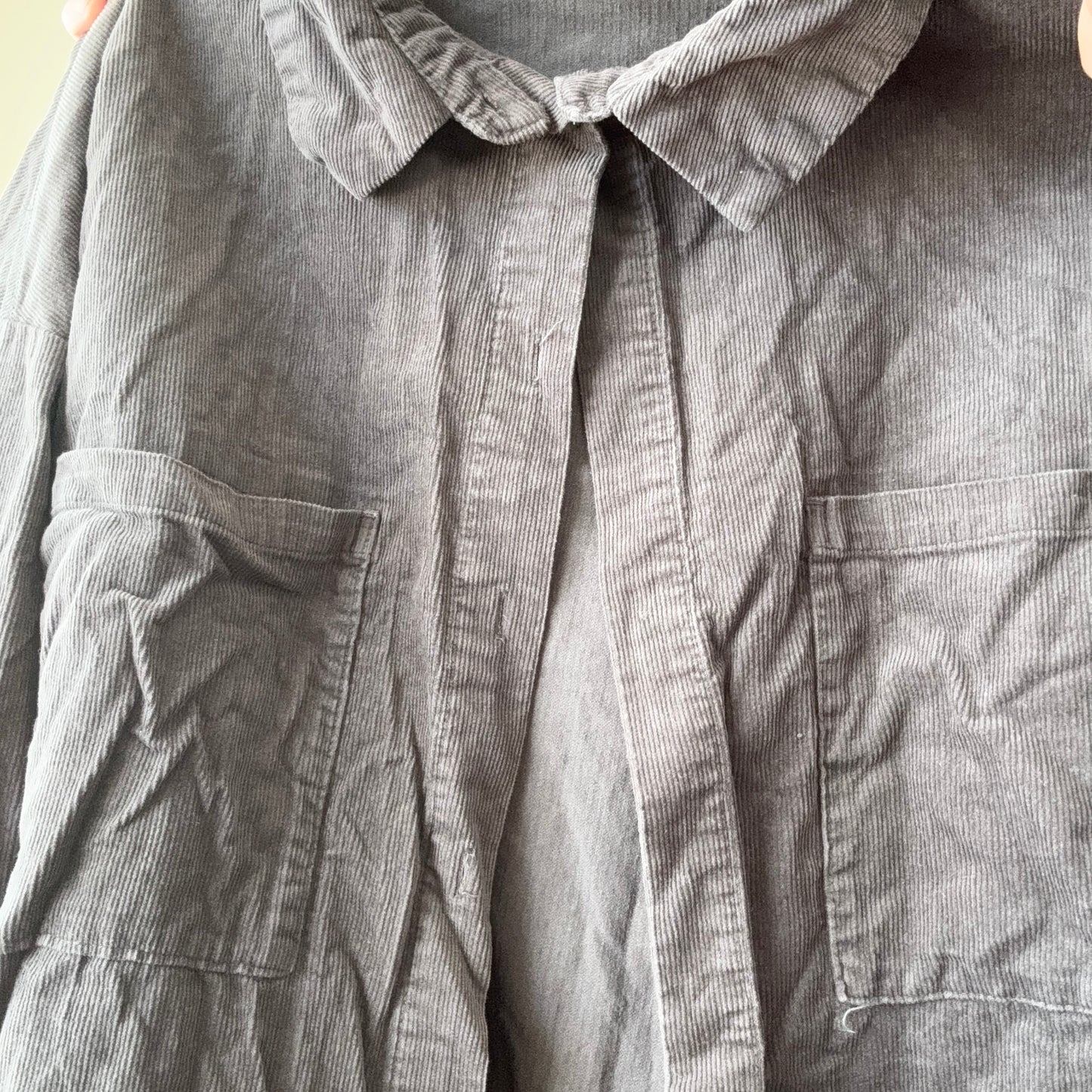 Gray Cord Blouse | Bern