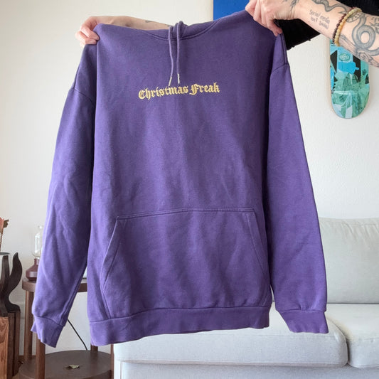 Lila Kapuzenpullover