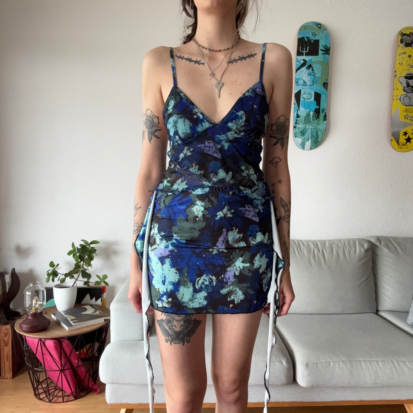 Blue Set (Top and Skirt) | Bern