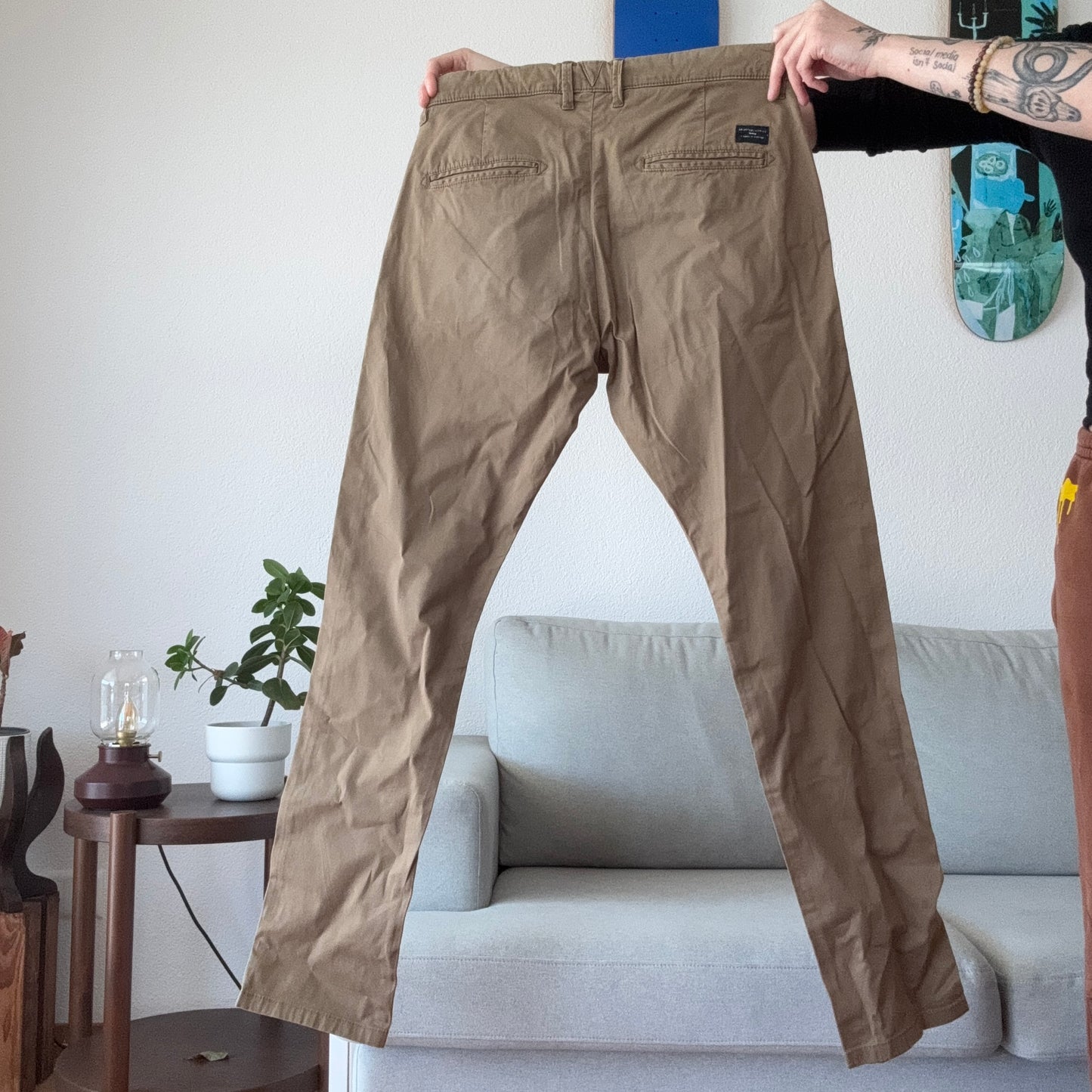 Beige Pants