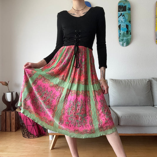 Black and Colorful Dress