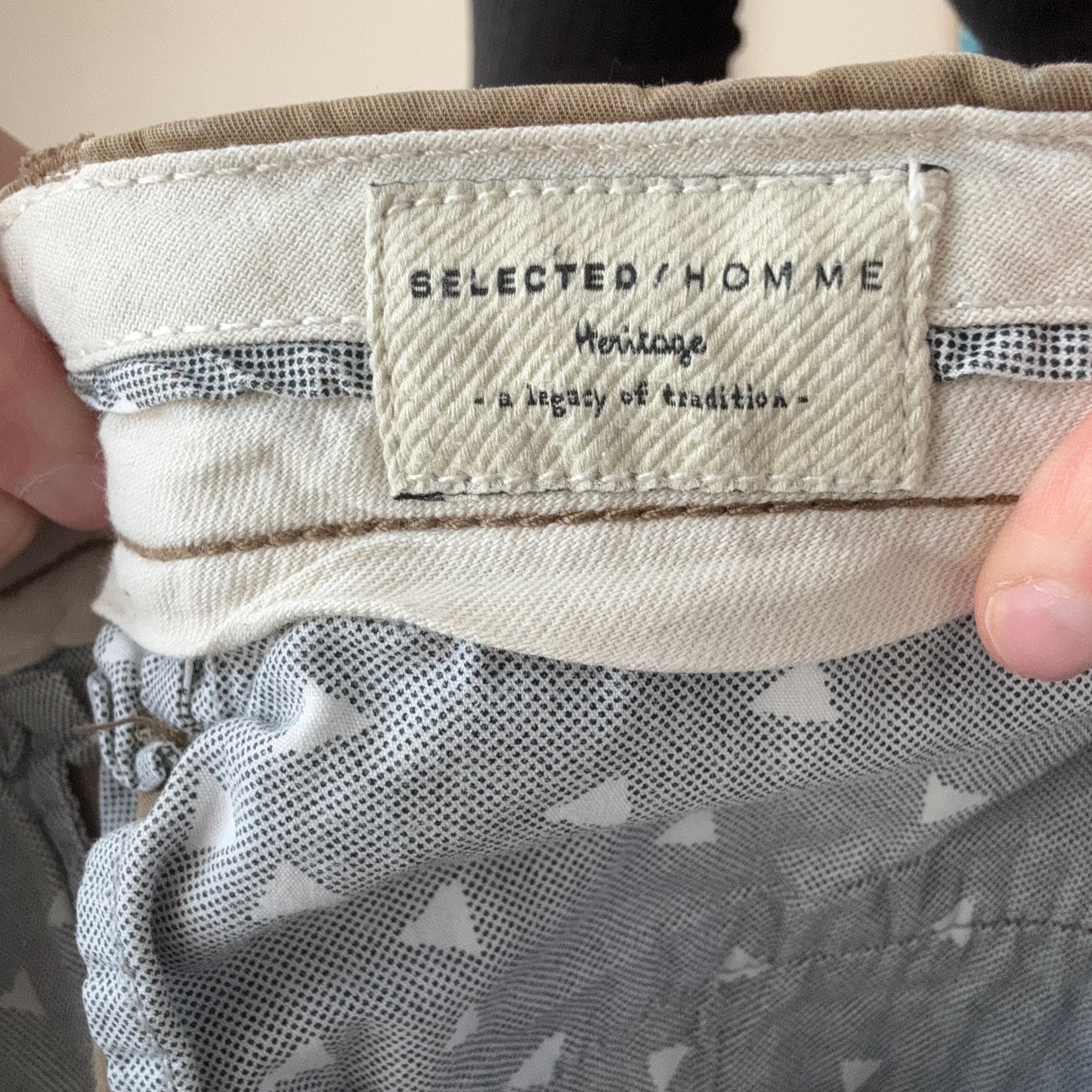 Beige Pants