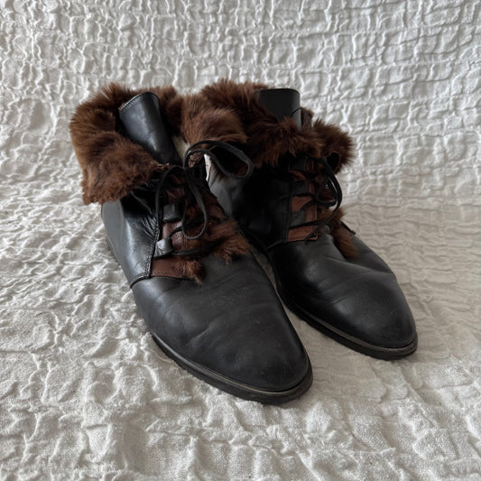 Vintage Black Boots