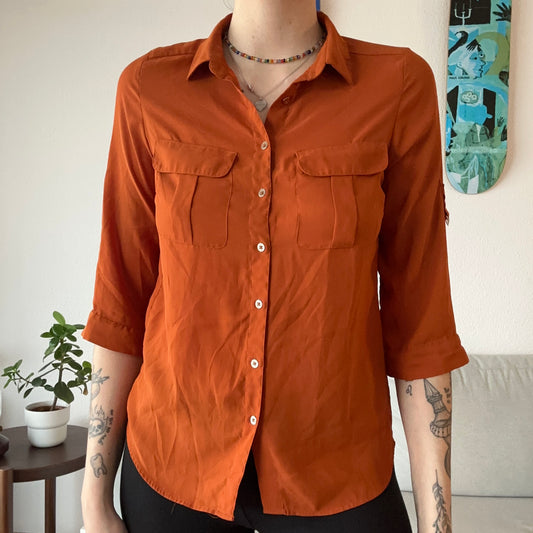 Orange Blouse