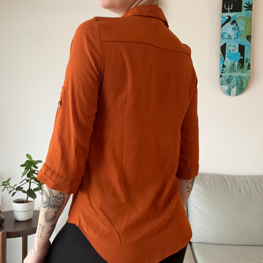 Orange Blouse