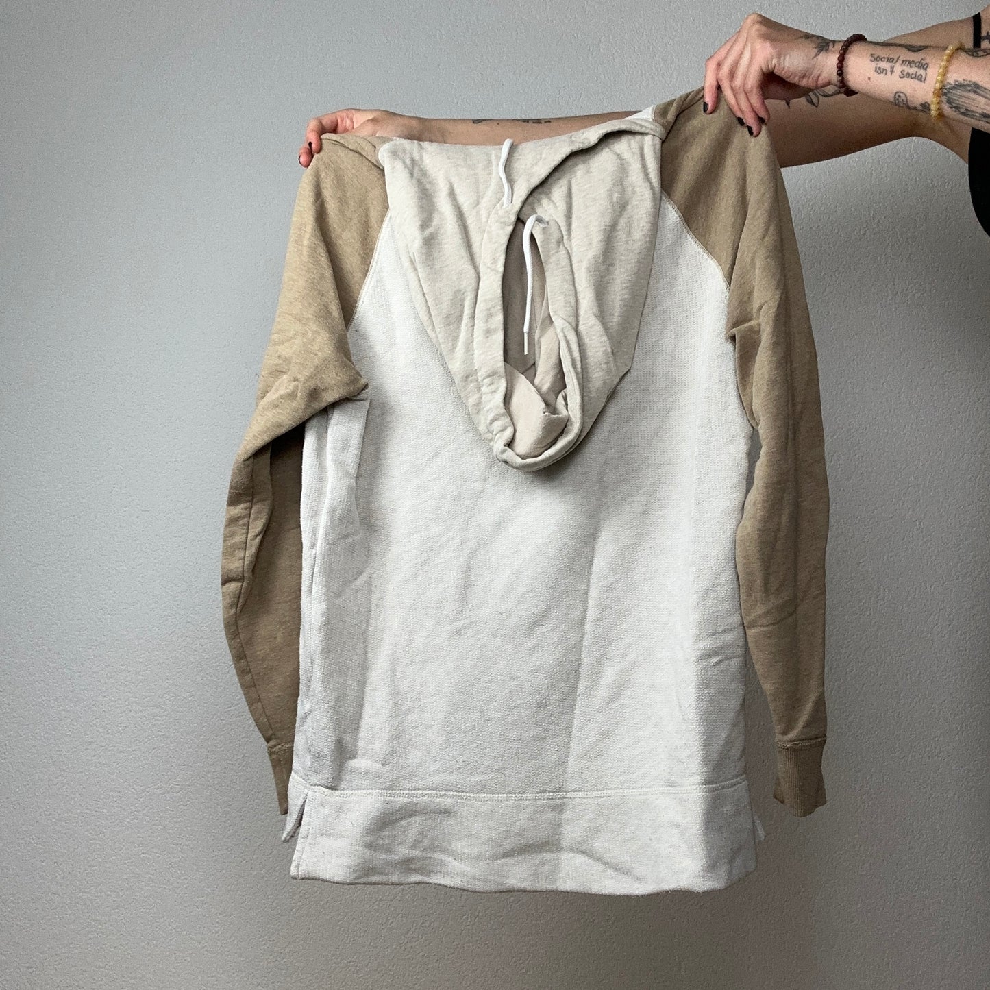 Beige Hollister  Hoodie