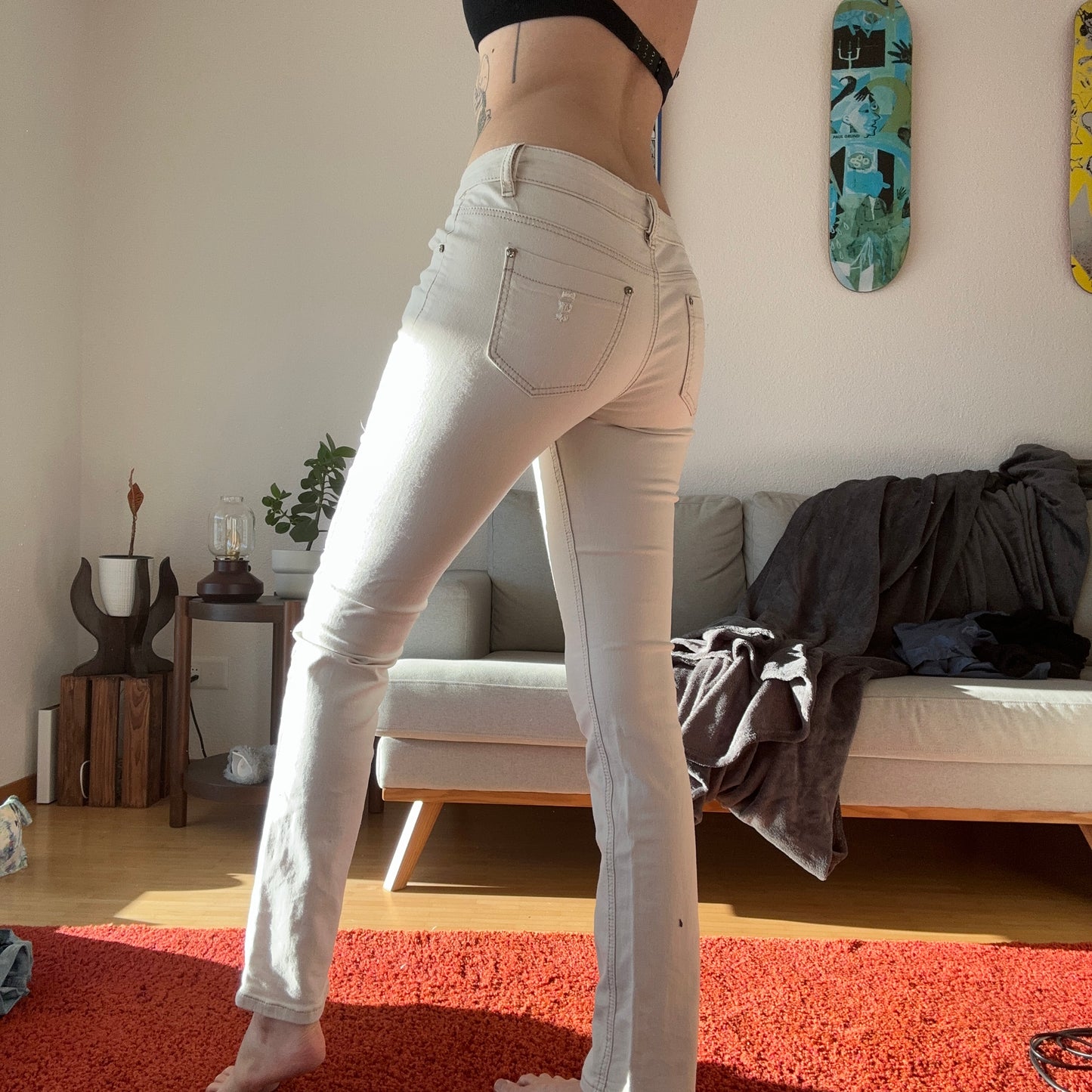 Beige Pants