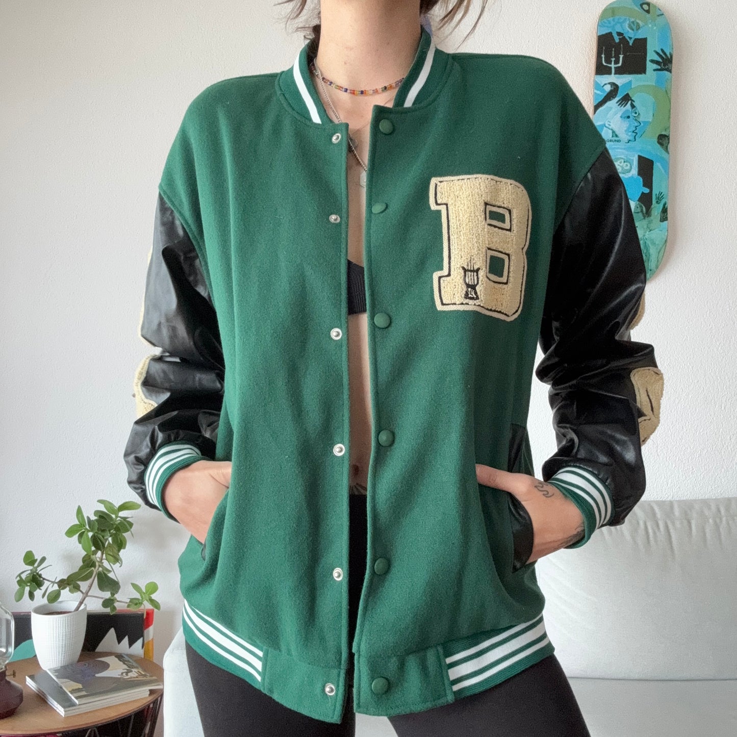 Green College Jacket | Bern
