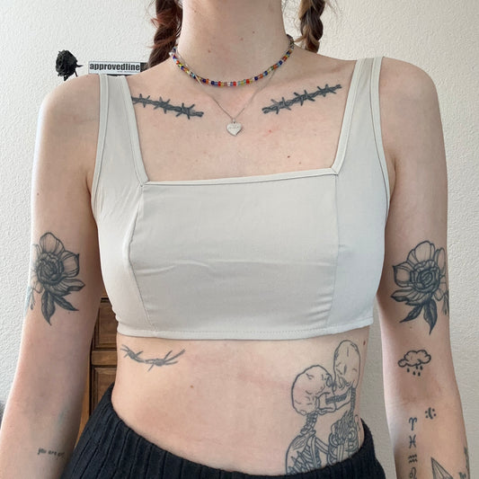 Beige cropped Top | Bern