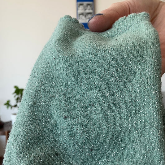 Turquoise Socks with glitter
