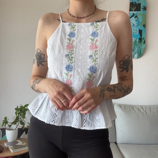 White Top with Flower | Bern