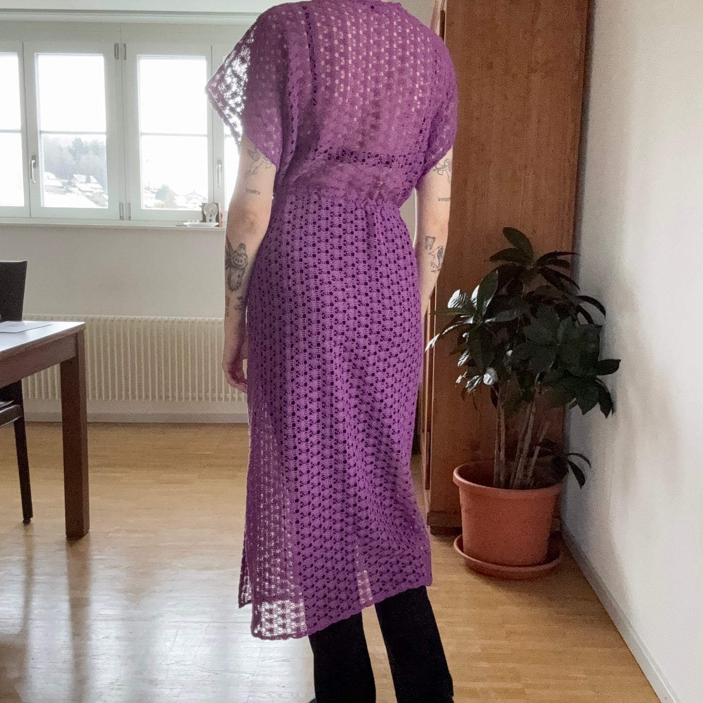 Purple Cardigan | Bern