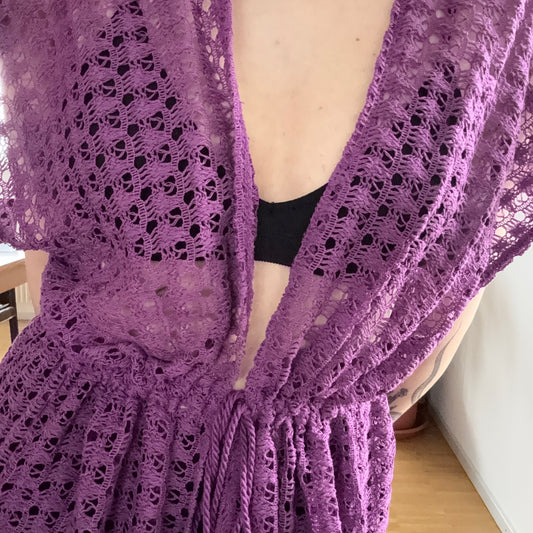 Purple Cardigan | Bern